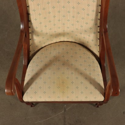 Restoration Mahogany Armchair France 19th Century