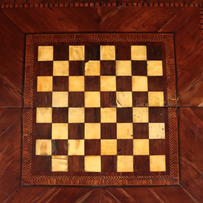 Gaming Table Maple Mahogany Walnut Italy 18th Century