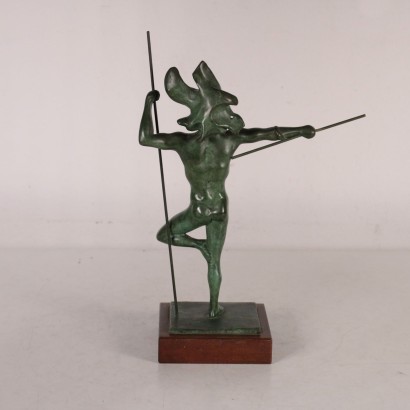 Bronze Statue by Ugo Attardi Italy 20th Century