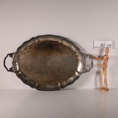 Silver Tray Giulio Muttoni Italy 20th Century