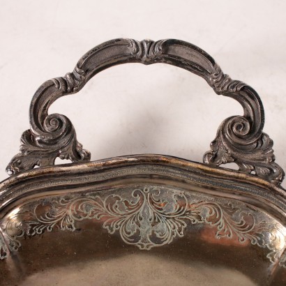 Silver Tray Giulio Muttoni Italy 20th Century