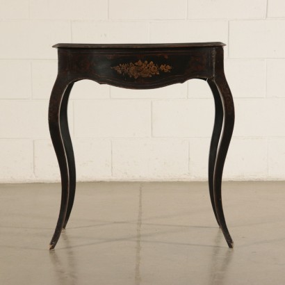 Lacquered Wood Table Italy Mid 19th Century