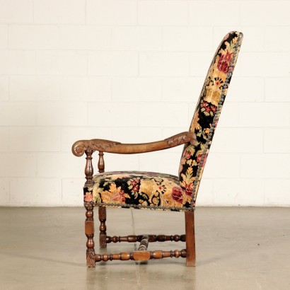 Chaise Haute Noyer Itale Début '700