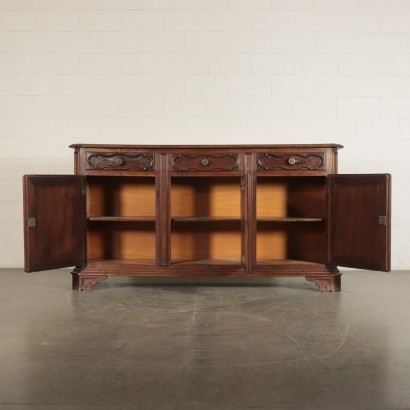 Walnut Cupboard Italy 20th Century