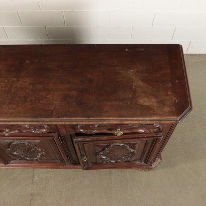 Walnut Cupboard Italy 20th Century