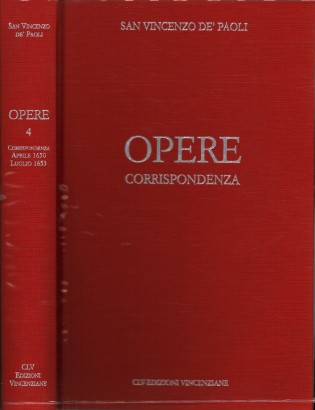 Opere Vol. 4 - Corrispondenza aprile 1650-luglio 1653