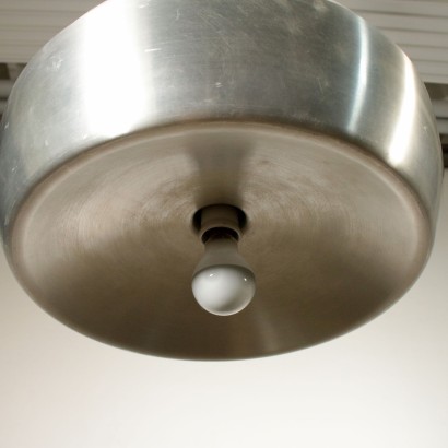 Ceiling Lamp Methacrylate and Steel 1960s Italian Prodution