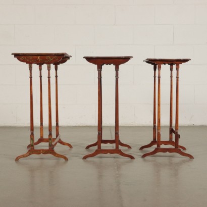 Triptych of small tables