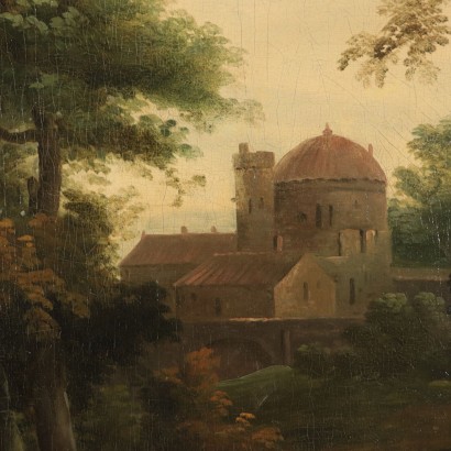 Bucolic Landscape with Ruins