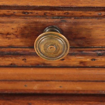 Bevelled Cup Board Walnut Italy 18th Century