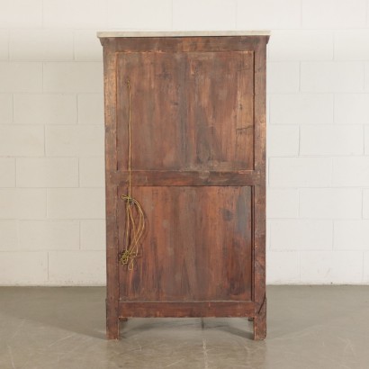 Secretaire Walnut and Marble Late 19th Century