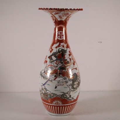 Vase Porcelaine décoré Bois Japon Premier '900