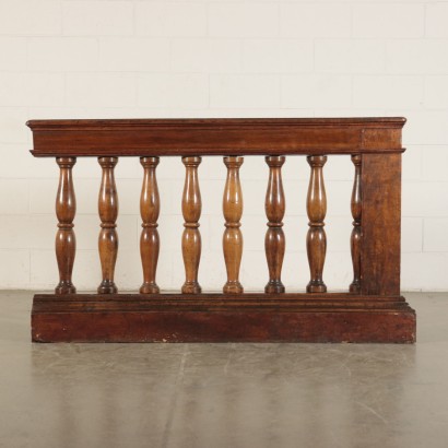 Balustrade with Columns Walnut Italy 18th Century