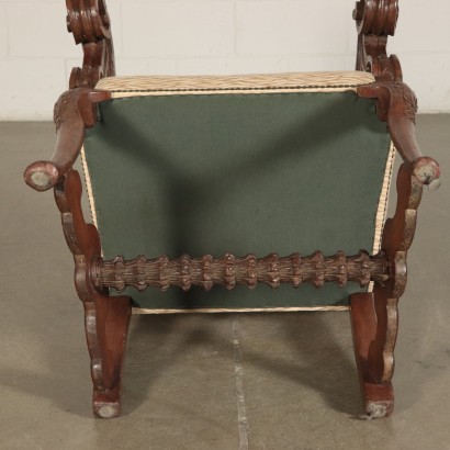 Throne Walnut Italy 18th Century