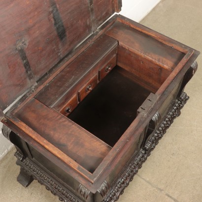 Small Coffer Walnut 17th Century