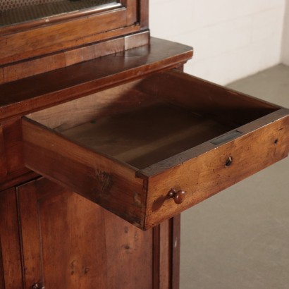 Two Bodies Bookcase Walnut 19th Century