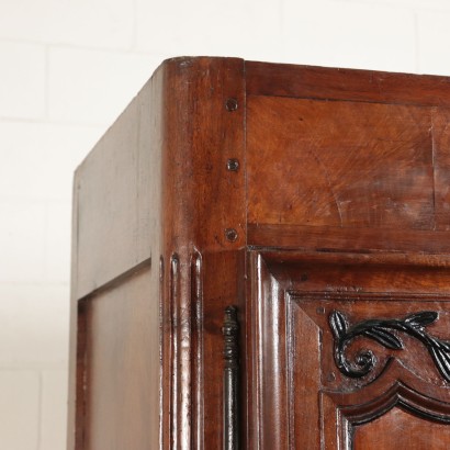 Provencal Wardrobe with Two Doors Walnut 18th Century