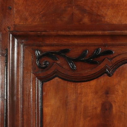 Provencal Wardrobe with Two Doors Walnut 18th Century