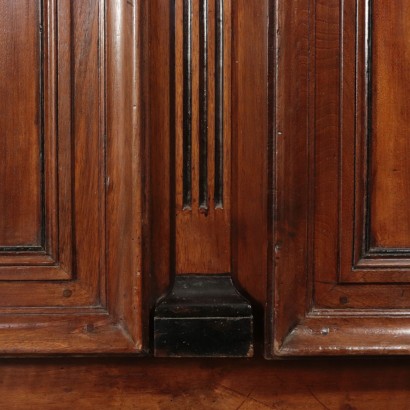 Provencal Wardrobe with Two Doors Walnut 18th Century