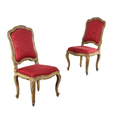 Paire de chaises Louis XV