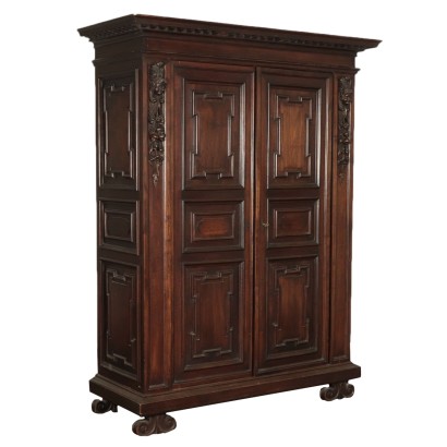 Grand Armoire en Style Noyer Italie '900