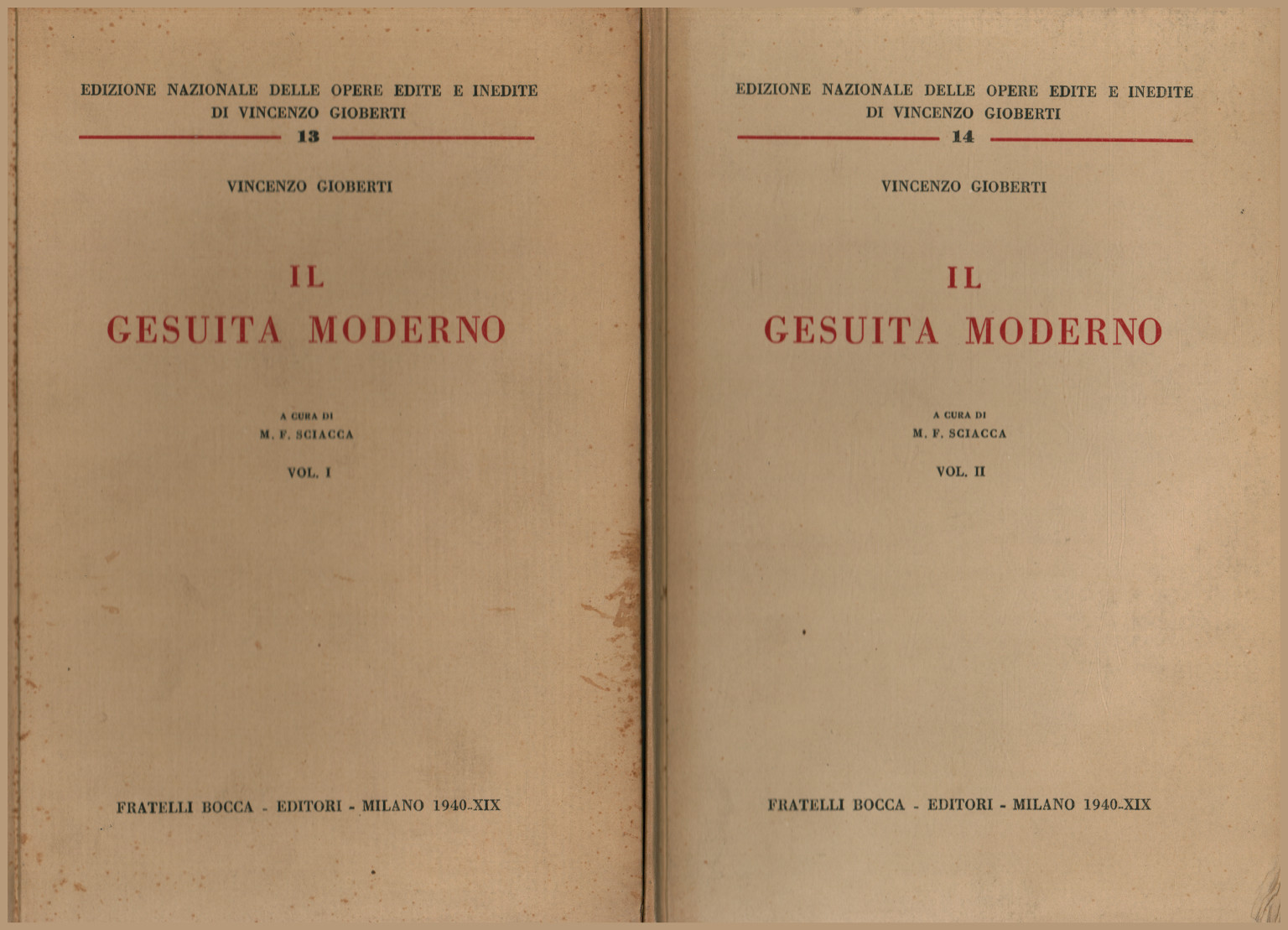 The jesuit and the modern (2 Volumes), Vincenzo Gioberti