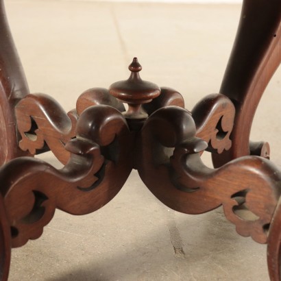 Louis Philippe Swivel Armchair Walnut Italy 19th Century