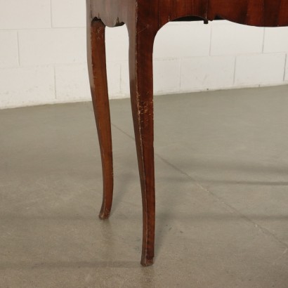 Small Folding Game Table Walnut Slub Italy 18th Century