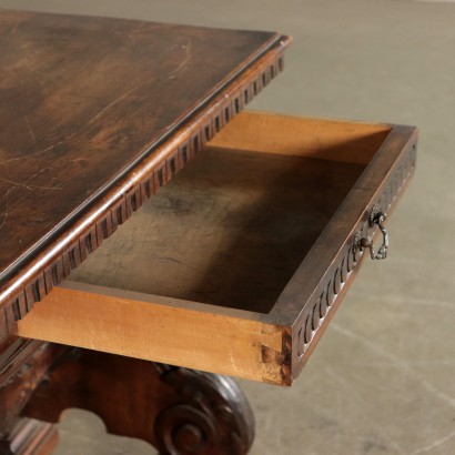 Small Table Walnut Italy 20th Century