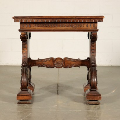 Small Table Walnut Italy 20th Century