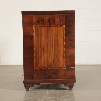 Inlaid Desk Cherry Walnut Olive Various Wood Essences Italy19th Cent.