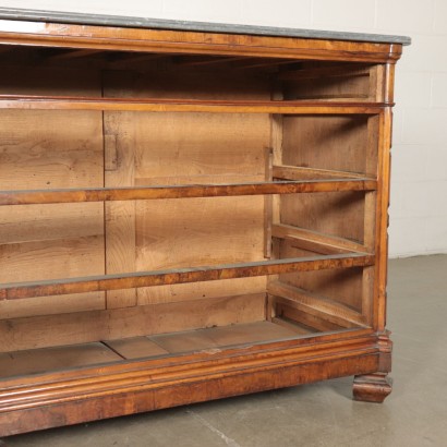 Four Drawers Commode Walnut Burl Italy 19th Century