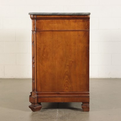 Four Drawers Commode Walnut Burl Italy 19th Century