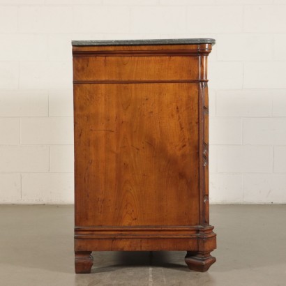 Four Drawers Commode Walnut Burl Italy 19th Century