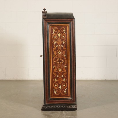 Inlaid Showcase Maple Various Essences Mahogany Ivory Italy 1800