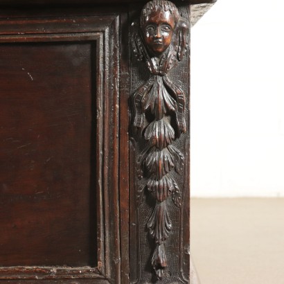 Lombard Storage Bench Walnut Italy 17th Century