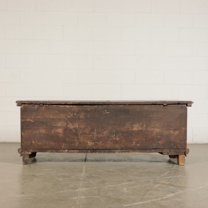 Lombard Storage Bench Walnut Italy 17th Century