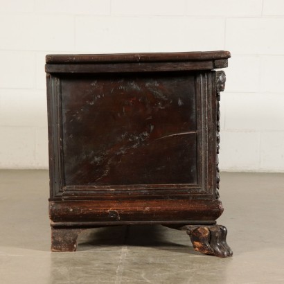 Lombard Storage Bench Walnut Italy 17th Century