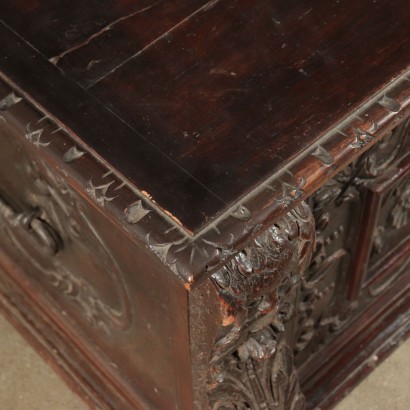 Mannerist Chest Walnut Italy 16th Century