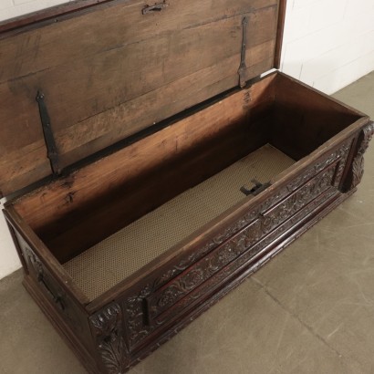 Mannerist Chest Walnut Italy 16th Century