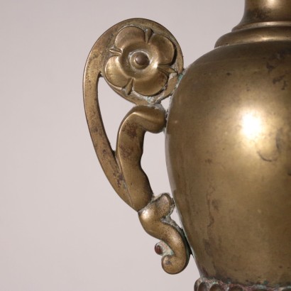 Paire de Vases Bronze Doré Italie XIXe Siècle