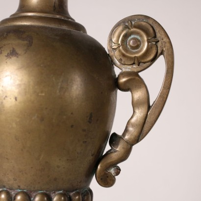 Paire de Vases Bronze Doré Italie XIXe Siècle