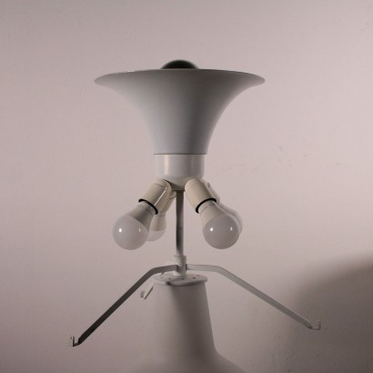 Lampe de Bureau Max Ingrand Verre opalin Fontana Arte Italie Années 60