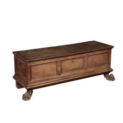 Chest Walnut and Sessile Oak Italy 19th Century