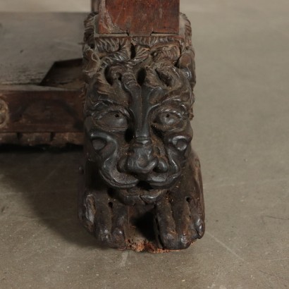 Neogothic Stipo Sideboard, Walnut, Italy 19th Century