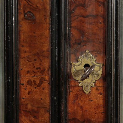 Shelf of a Lombard Trumeau Walnut Various Wood Essence Italy 18th Cen.