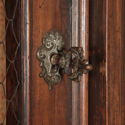 Two-Bodies Bookcase, Walnut, Italy 20th Century