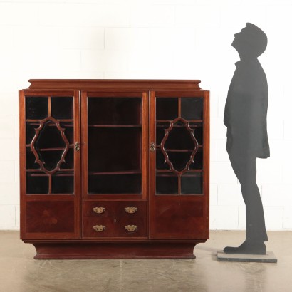 Matching Decò Showcases, Mahogany, England 20th Century