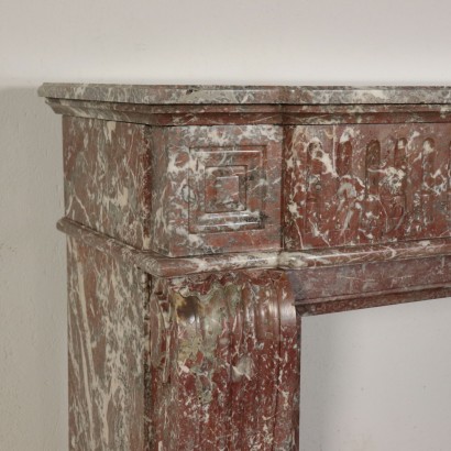 Marble Fireplace, Italy 19th Century