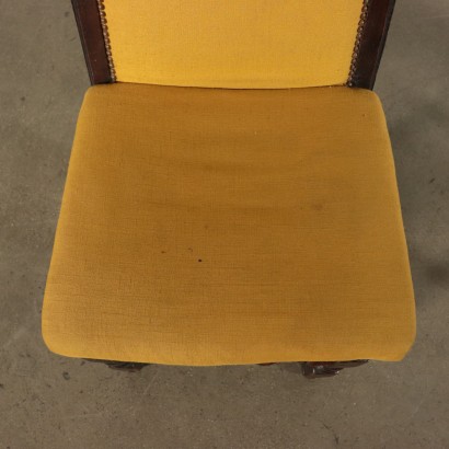 Paire de Chaises Noyer Rembourrage Italie Première moitié '700